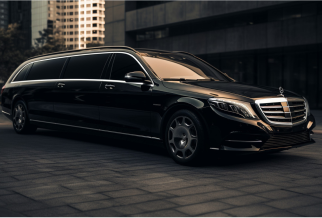 black-limousine-with-word-mercedes-side 1